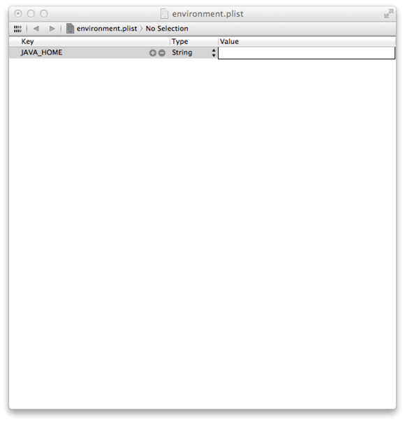 Howto set an environment variable in mac os x home macosx