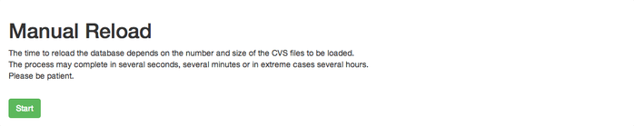 Manually Reload the Database - Dowd and Associates
