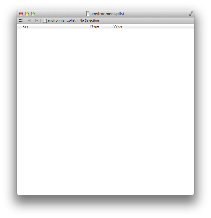 Howto set an environment variable in mac os x home macosx