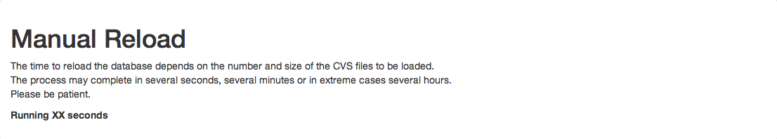 Manually Reload the Database - Dowd and Associates